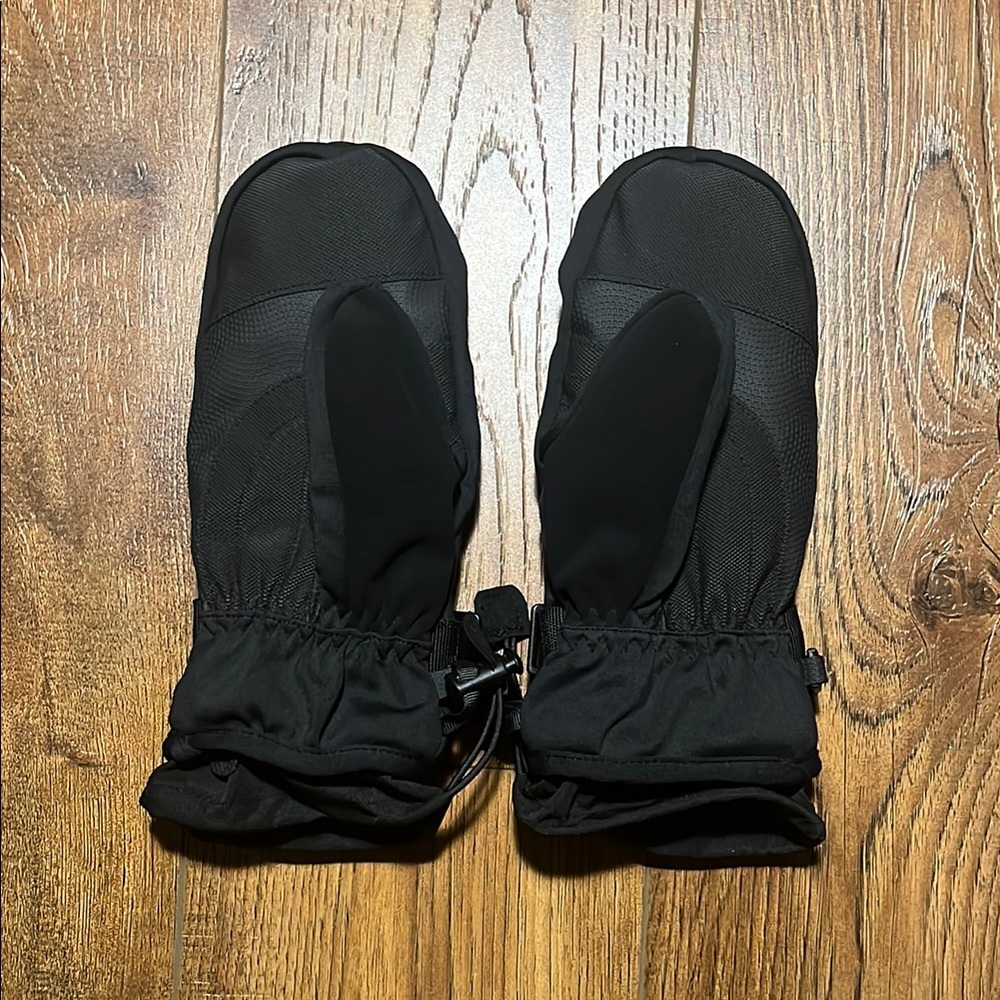 Black Winter Mittens